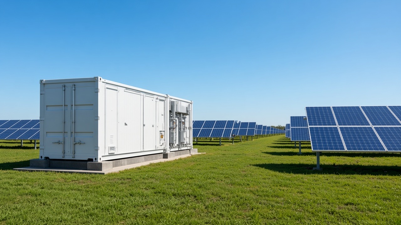AziMiner solar and mining container infrastructure