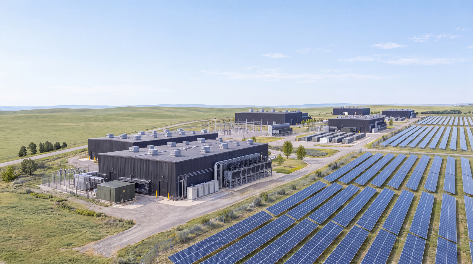 Solar arrays used for daylight generation