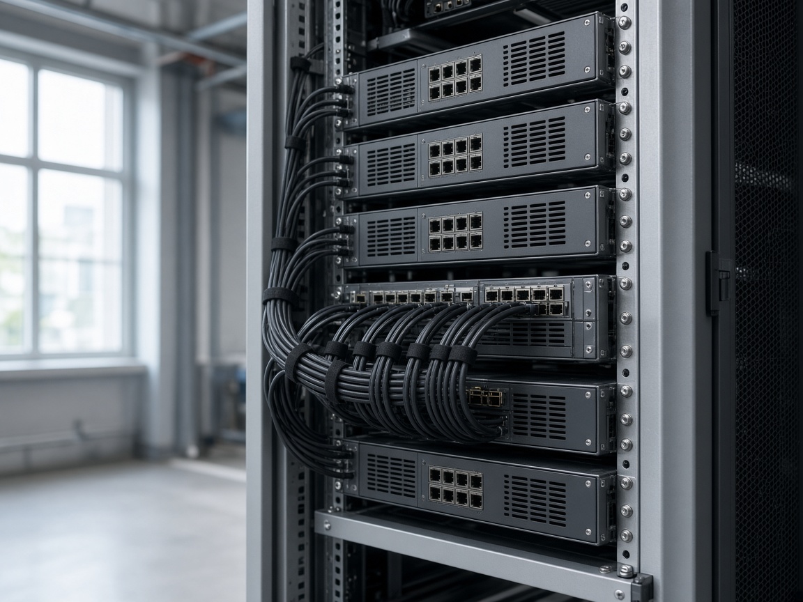 Network equipment used to monitor and operate mining infrastructure